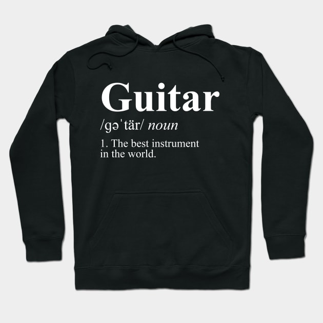 Guitar Hoodie by ShirtsShirtsndmoreShirts